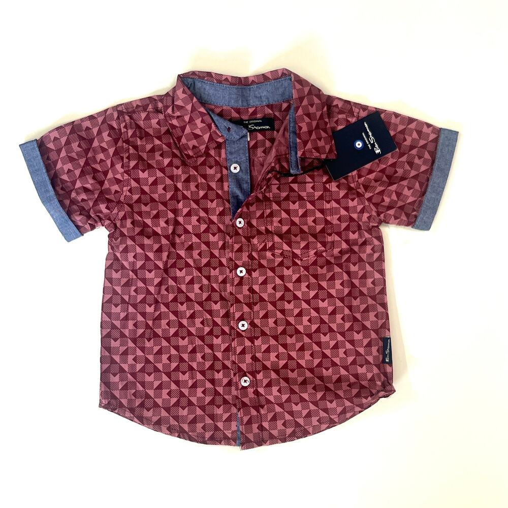 BEN SHERMAN BOYS BUTTON DOWN TOP SIZE 2T